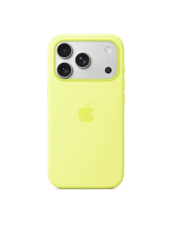 Apple iPhone 17 Pro Silicone Case with MagSafe - Neon Yellow