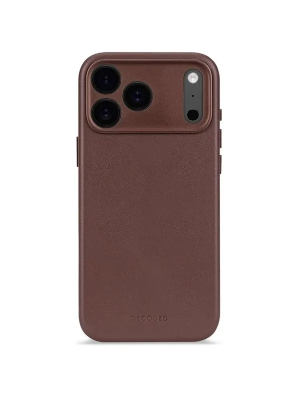 Decoded - Leather Backcover for iPhone 17 Pro Max - Chocolat Brown