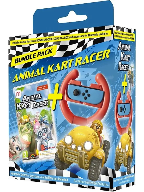Animal Kart Racer Bundle (Code in a box) - Nintendo Switch - Racing