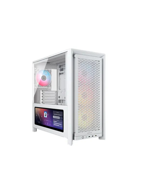 Corsair FRAME 4000D LCD RS ARGB - Chassi - Miditower - Vit