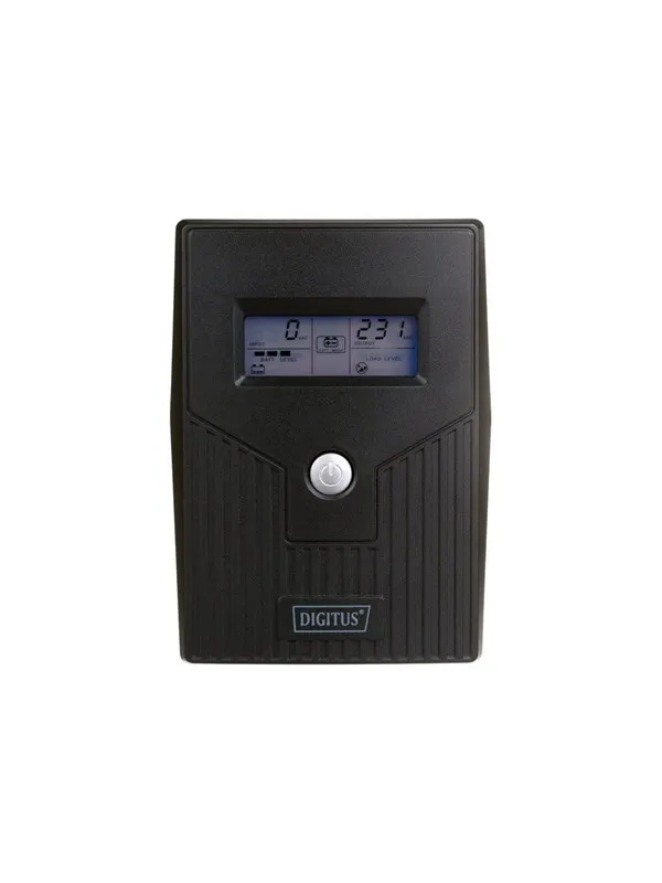 DIGITUS - UPS - line interactive LCD - 480 Watt - 800 VA - 9 Ah