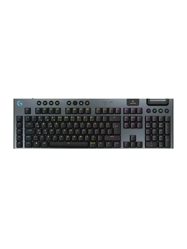 Logitech G915 X LIGHTSPEED - Tactile - 100% (full storlek - standard) - Gaming Tangentbord - Engelska (US) - Svart