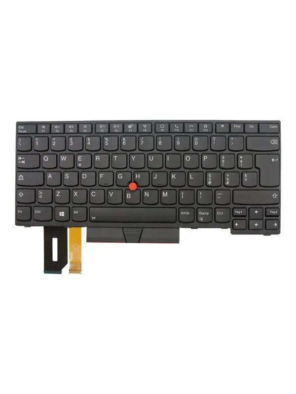 Lenovo Chicony - Laptop tagentbord - till ersättning - Italiensk - Svart