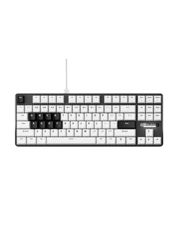 Pulsar PCMK 3 HE TKL - Gaming Keyboard - Utan numpad - Engelska (US) - Vit
