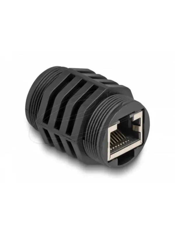 DeLOCK Network Coupler - Black - Svart