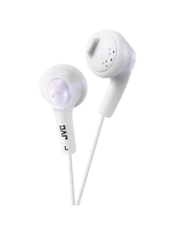 JVC Gumy in-ear hörlurar - Vit