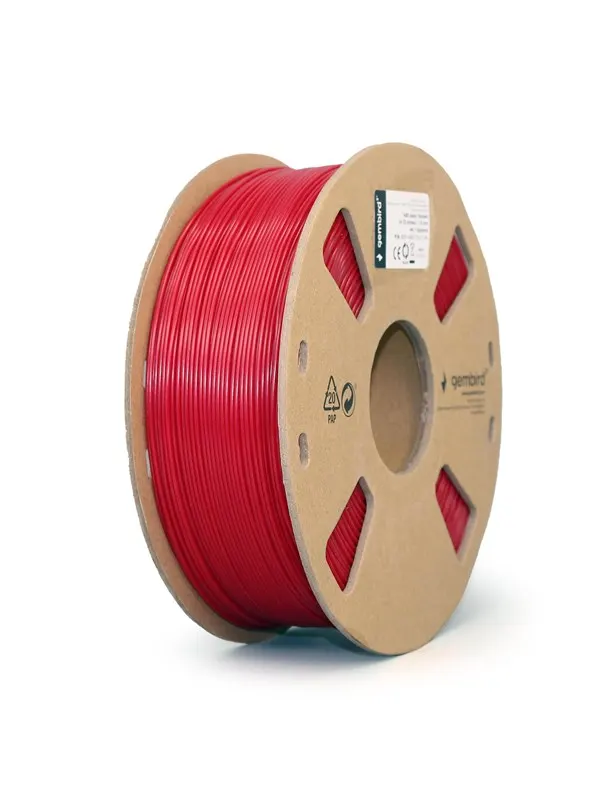 Gembird ABS filament - Röd - 1.75mm ø - 1 kg