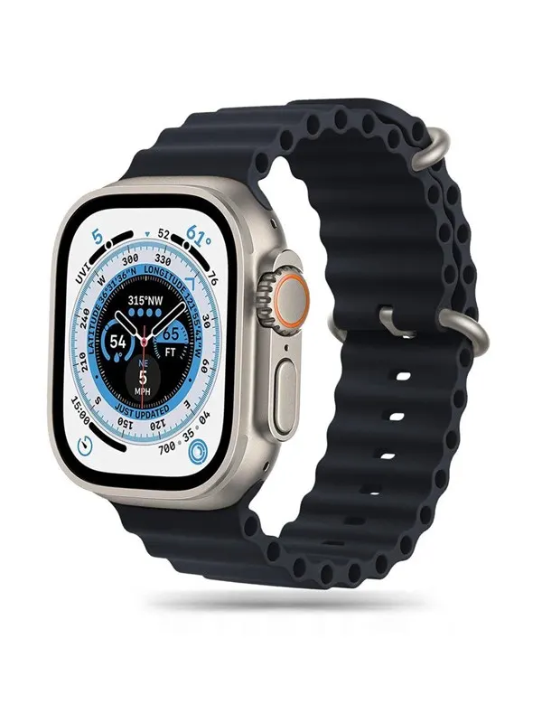 Tech-Protect IconBand Pro Strap for Apple Watch 4 / 5 / 6 / 7 / 8 / 9 / SE / Ultra 1 / 2 (42 / 44 / 45 / 49 mm) - Black