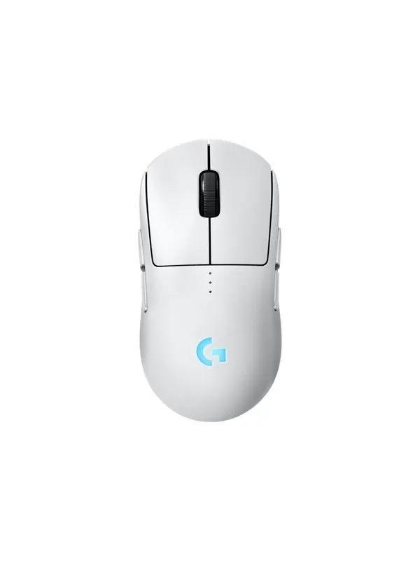Logitech G PRO 2 LIGHTSPEED - Gamingmus - Optic - 8 knappar - Vit