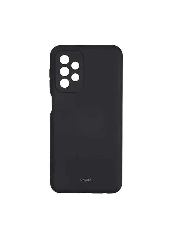 ONSALA Phone Case Silicone Black - Samsung Galaxy A23 5G
