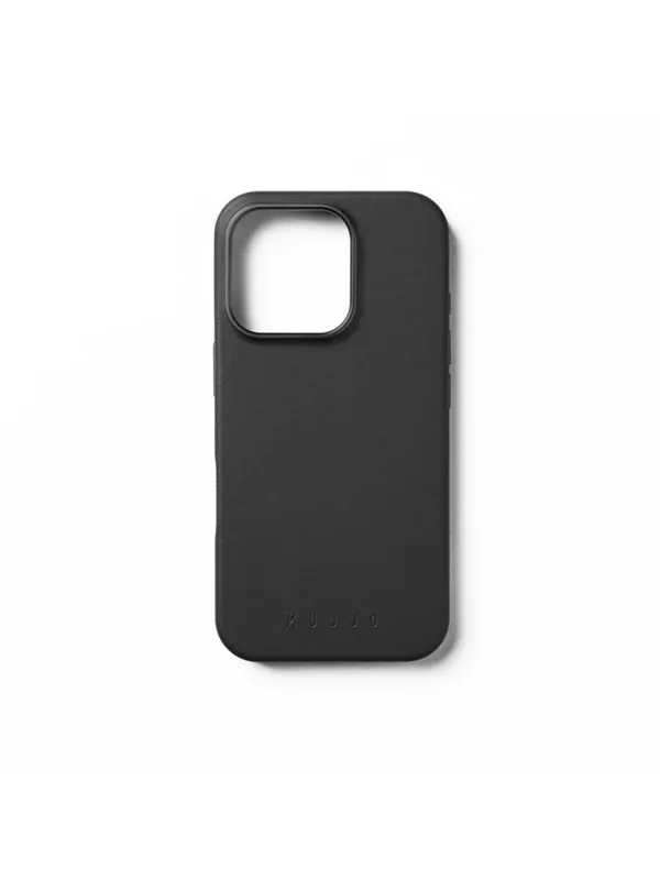Mujjo Leather Case for  iPhone 16 Pro - Black
