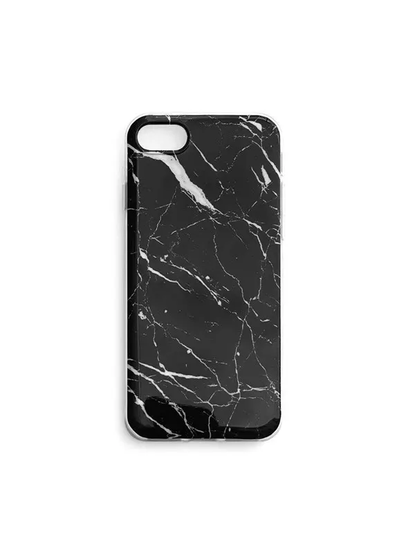 Wozinsky Marble Gel Case Marble Cover Samsung Galaxy A22 4G Black