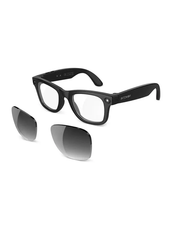 BlitzWolf BW-AG1 Pro AI Smart Glasses with Interchangeable Photochromic Lenses
