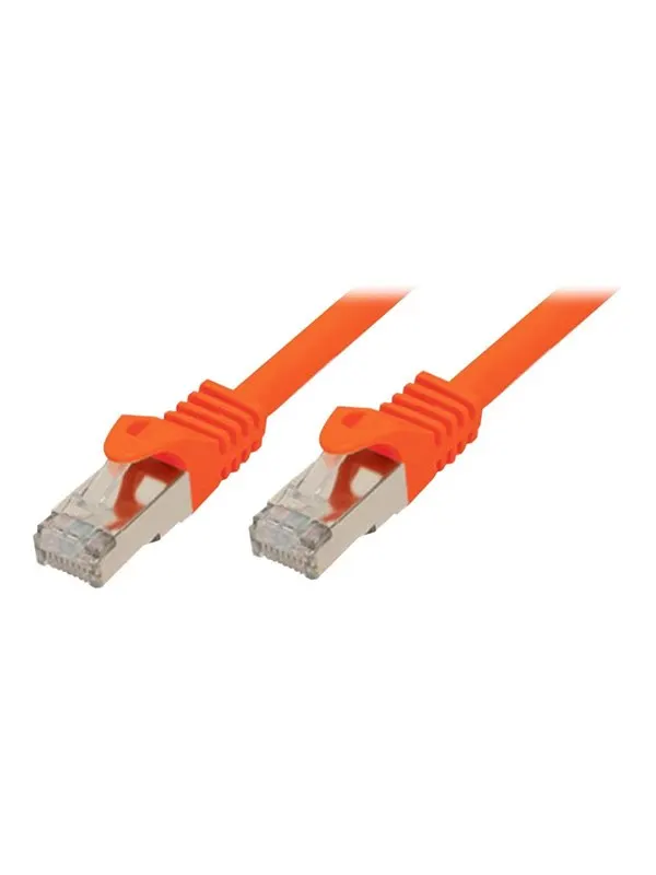 SCONN Shiverpeaks BASIC-S patch cable - 5 m - orange - Orange - 5m