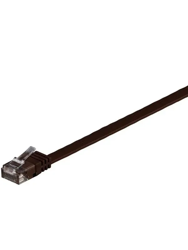 Pro LAN CAT 6 UTP Flat - Brun - 20m