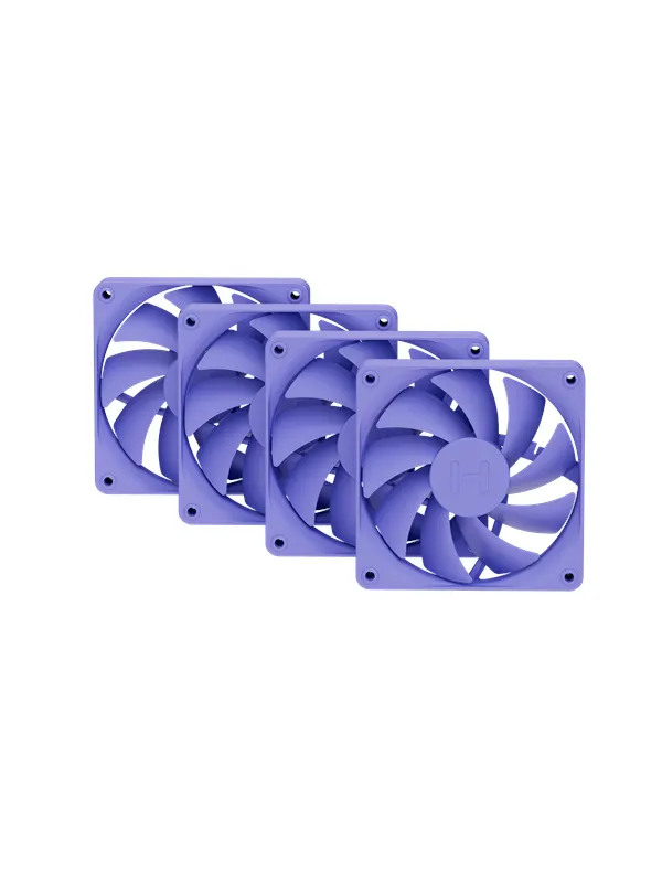 HYTE FA12 FAN (Taro Milk / Purple) 4-pack - Chassi fläkt - 120mm - Lila - 28 dBA