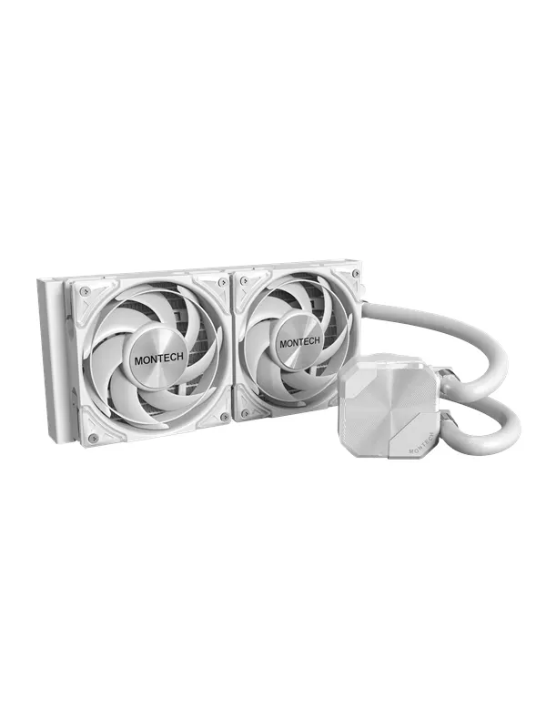 Montech HyperFlow240 Silent White - CPU Vattenkylare - Max 25 dBA