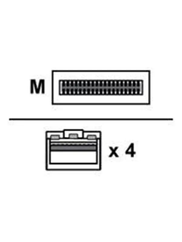 Lenovo Breakout - 100GBase-CU direct attach cable - 3 m - 3m
