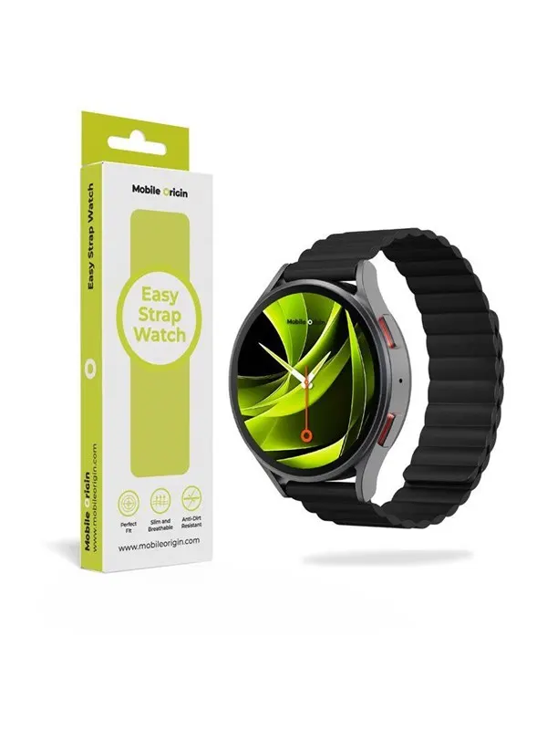 Mobile Origin Easy Strap Magnetic Watch 20mm Black