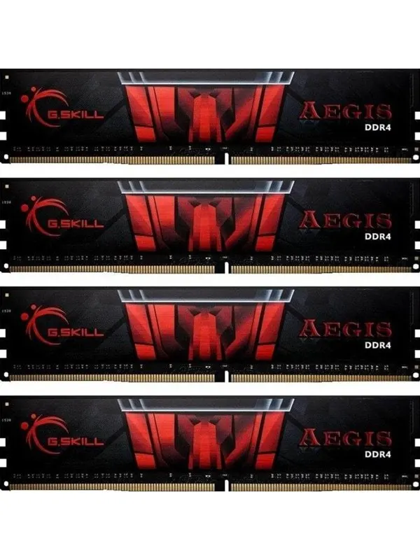G.Skill AEGIS DDR4-3200 - 64GB - CL16 - Quad Channel (4 pcs) - Intel XMP - Svart