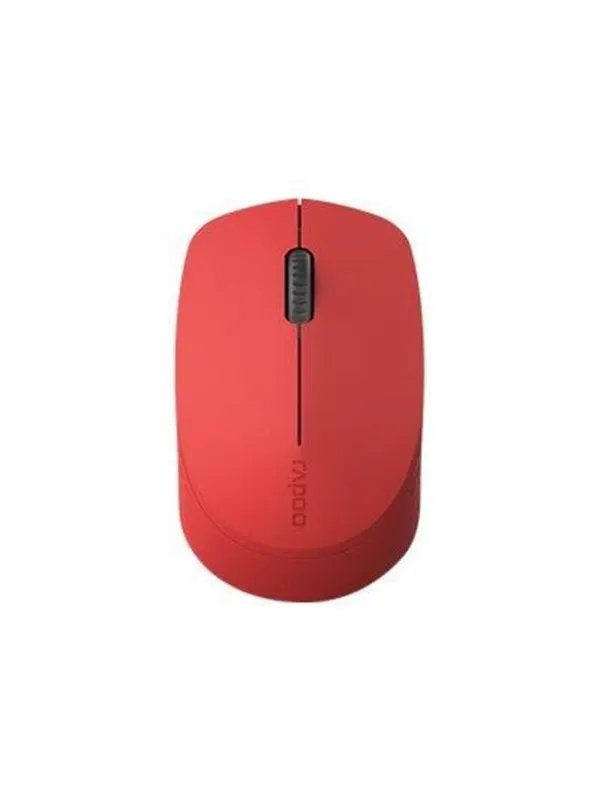 RAPOO M100 Silent - Mouse - Optic - 3 knappar - Röd