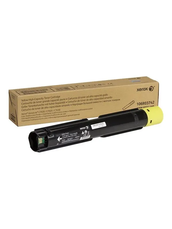 Xerox - yellow - original - toner cartridge