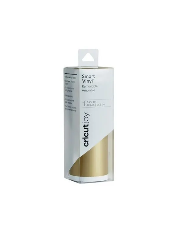 Cricut Joy Smart Vinyl - craft material - 13.9 x 121.9 cm - opaque gold - vinyl