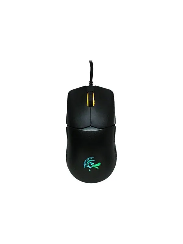 Ducky Feather DMFE20O - mouse - USB 2.0 - Mouse - Optic - 7 knappar - Svart