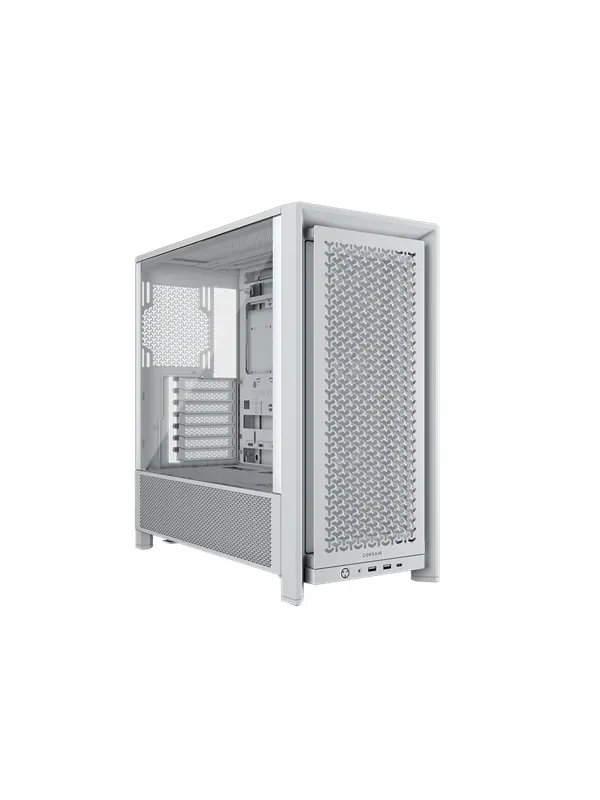 Corsair FRAME 4000D RS (3 white fans) - Chassi - Miditower - Vit