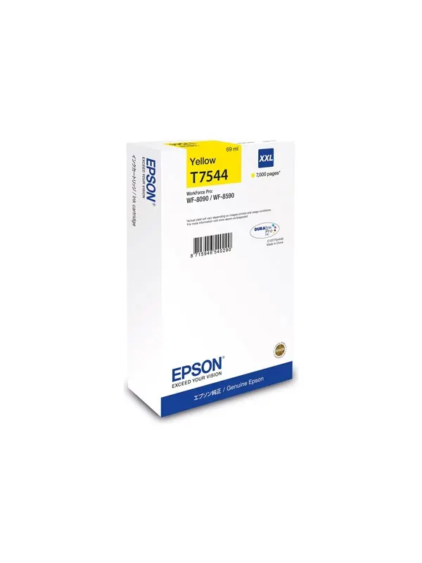 Epson T7544 - XXL size - yellow - original - ink cartridge
