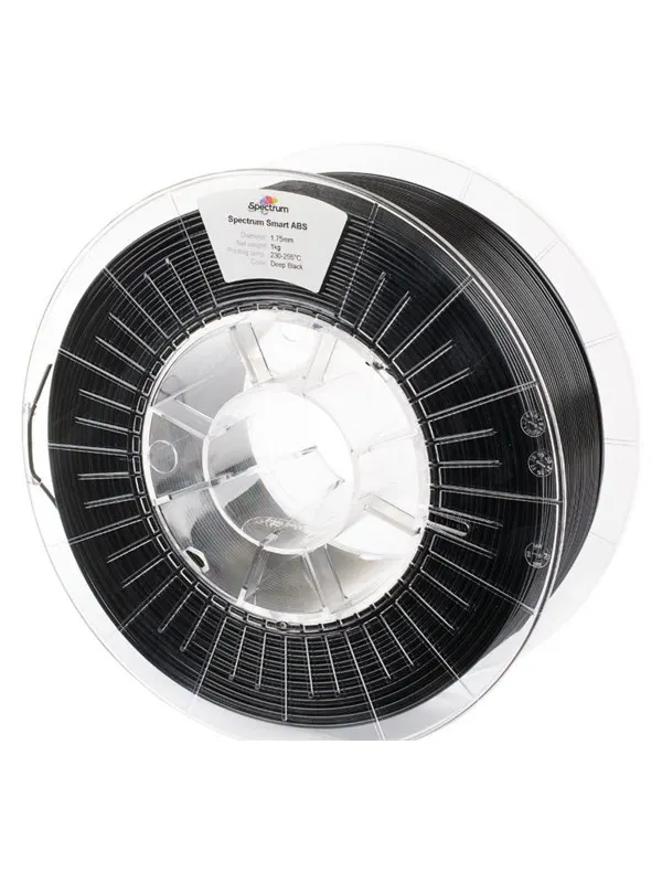 Spectrum 3D Filament / Smart ABS / Deep Black / â 1.75 mm / 1 kg