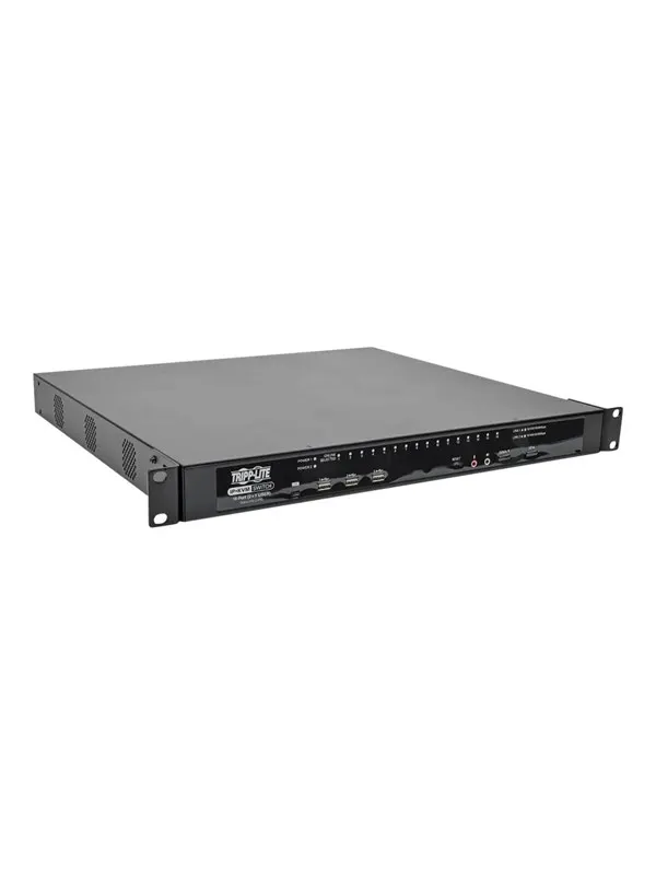 Tripp Lite Eaton  series 16-Port KVM Switch Cat5 Over IP 1 Local 2 Remote User 1U TAA GSA