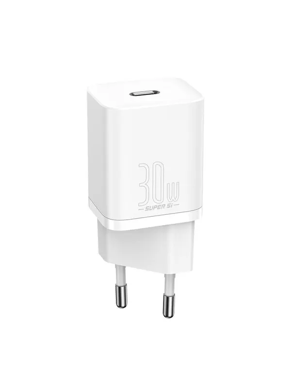 Baseus Quick Charger  Super Si 1C 30W (white)