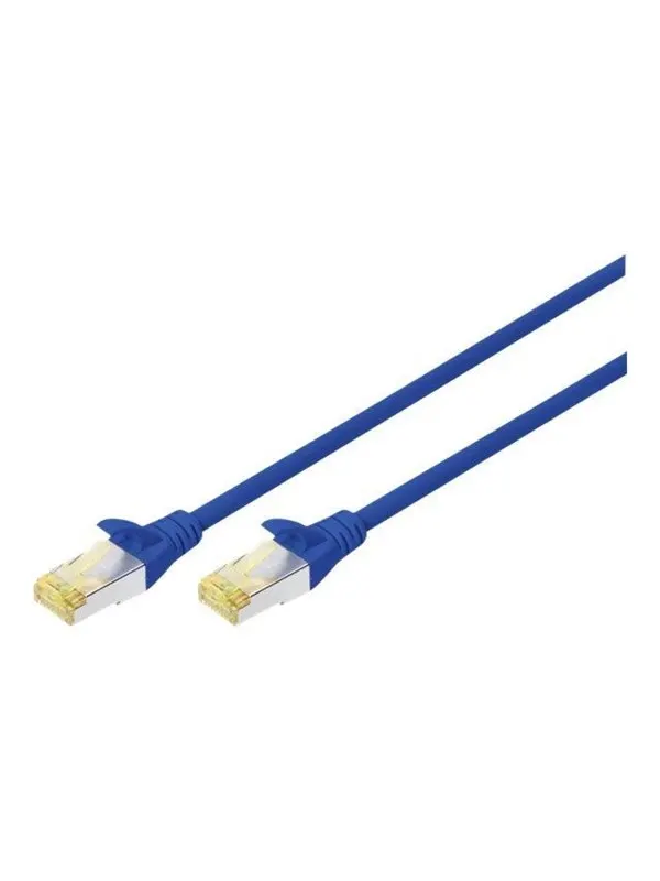 DIGITUS patch cable - 25 cm - blue - Blå - 0.25m