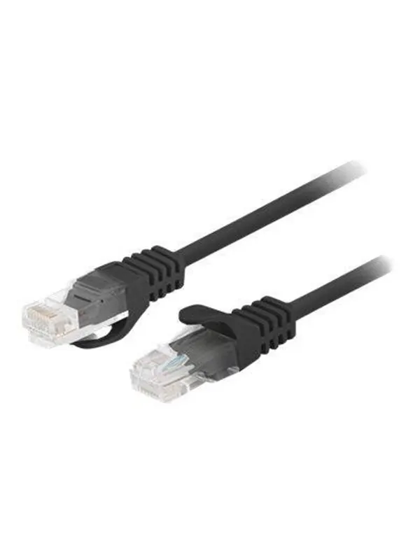 Lanberg patch cable - 1.5 m - black RAL 9004 - Svart - 1m