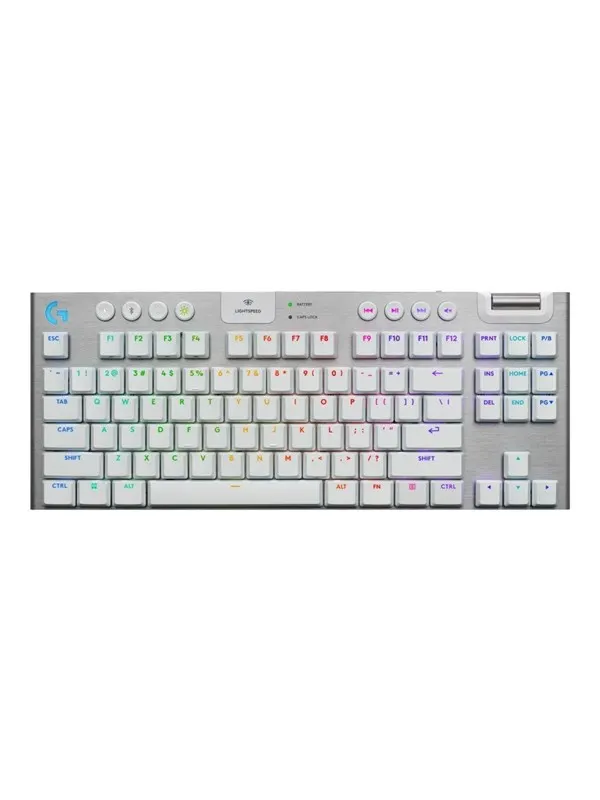 Logitech G915 X LIGHTSPEED TKL - Tactile - 80% (TKL) - Gaming Tangentbord - Engelska (UK) - Vit
