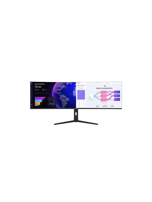 49" DUTZO C49-IP75QL-B (DOT) - 5120x1440 (DQHD) - 75Hz - IPS - 90W USB-C - Curved