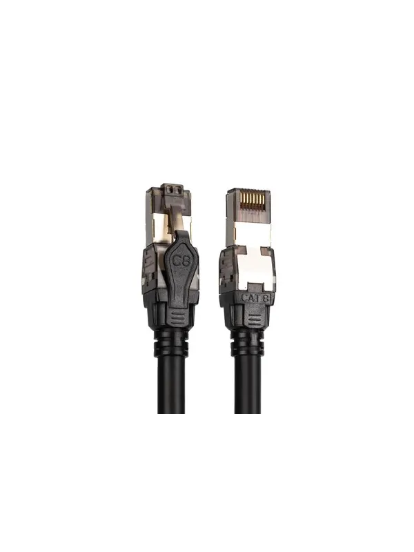 DIGITUS CAT 8.1 S-FTP Patch Cord - 3m - Svart - 3m