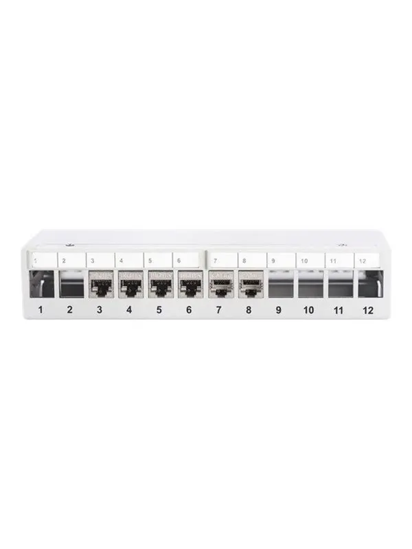 DIGITUS 12-Port Desktop Modular Patch Panel