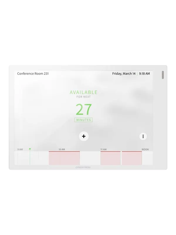 Crestron Electronics Crestron Room Scheduling Touch Screen TSS-770-W-S-LB KIT - room manager - Bluetooth 802.11a/b/g/n/ac - smooth white - Max - recommended for