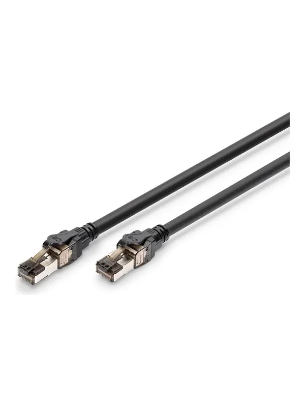 DIGITUS CAT 8.1 S-FTP Patch Cord - 5m - Svart - 5m