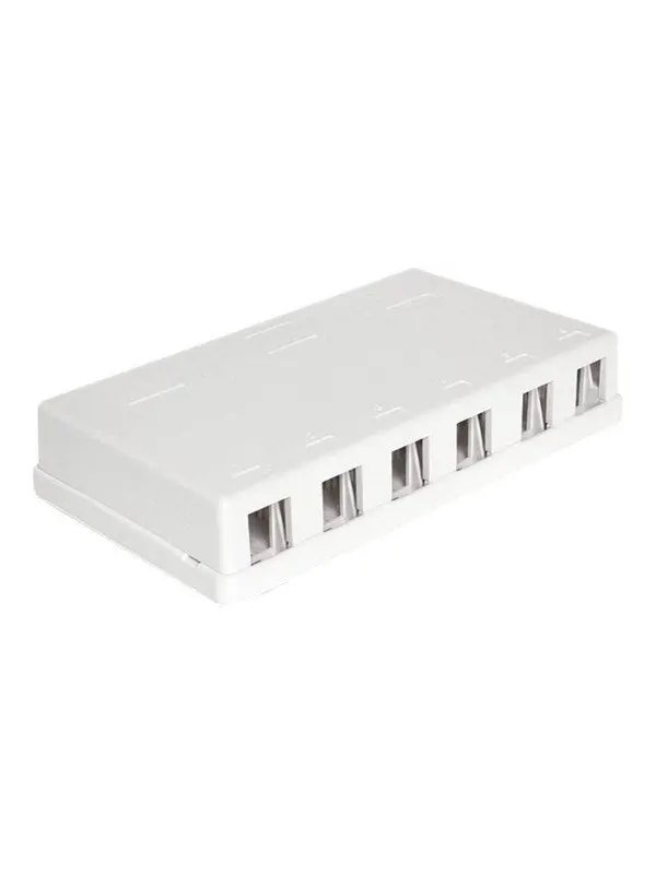 DeLOCK Keystone Surface Mounted Box - 6 Port