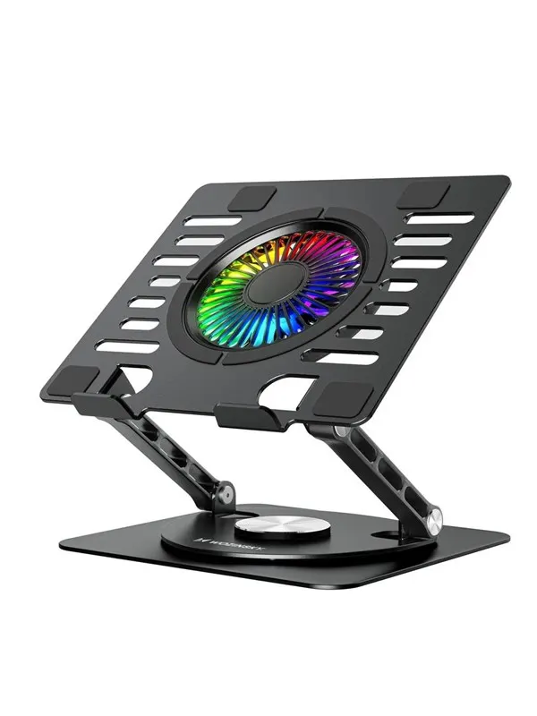 Wozinsky WDCX-X16-AS CoolBase RGB 360° Cooling Stand for Laptop and Tablet - Black