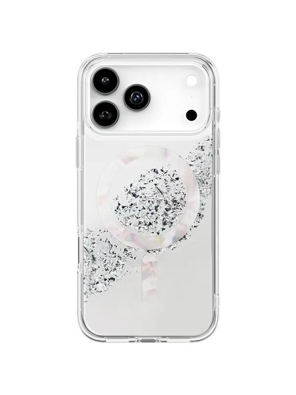 UNIQ Coehl Crystelle Case for iPhone 17 Pro Max Magnetic Charging - Silver