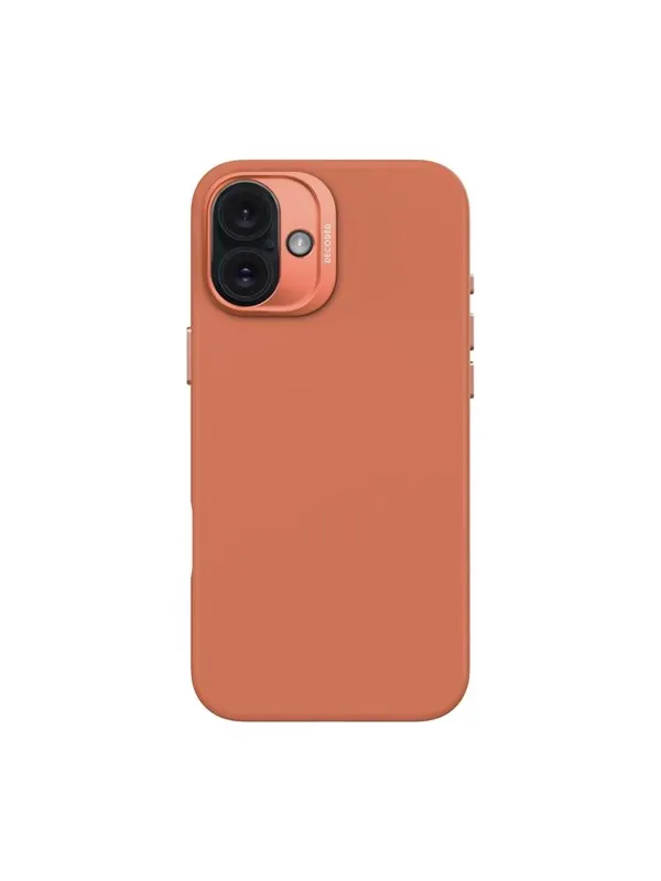 Decoded AntiMicrobial Silicone Backcover for iPhone 16 Plus Sand Stone (Terra)