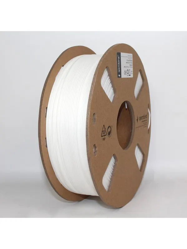 Gembird PLA+ filament - White - 1.75mm ø - 1 kg