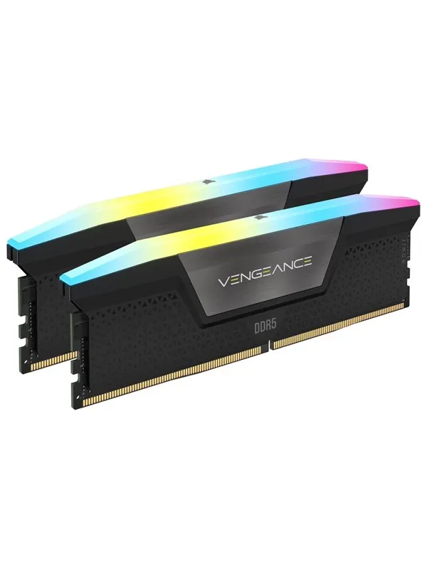 Corsair Vengeance RGB DDR5-6600 - 32GB - CL30 - Dual Channel (2 pcs) - Intel XMP - Svart med RGB