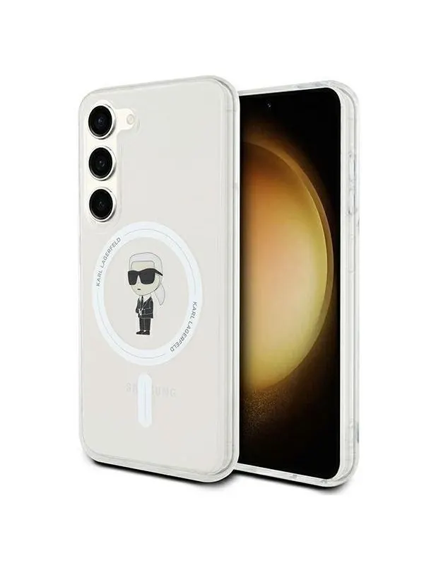 Karl Lagerfeld IML Ikonik MagSafe case for Samsung Galaxy S24 - transparent