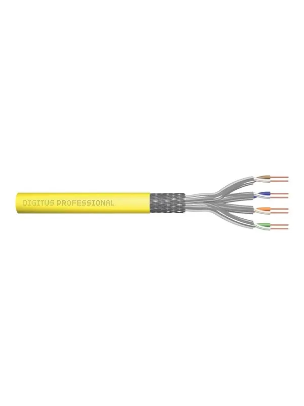DIGITUS Professional installation cable - 500 m - yellow RAL 1028 - Gul - 500m