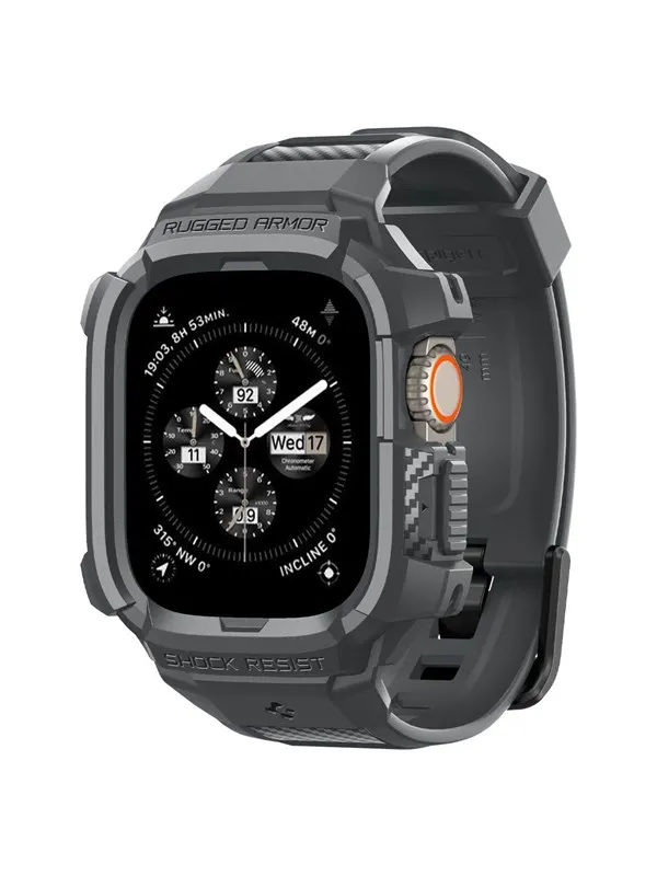 Spigen Rugged Armor Pro - dark gray - Apple Watch Ultra 3/2/1